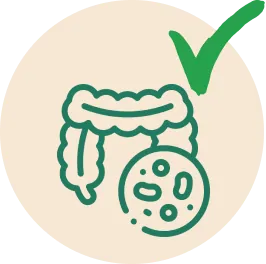 Emma Supplement gut support certified badge